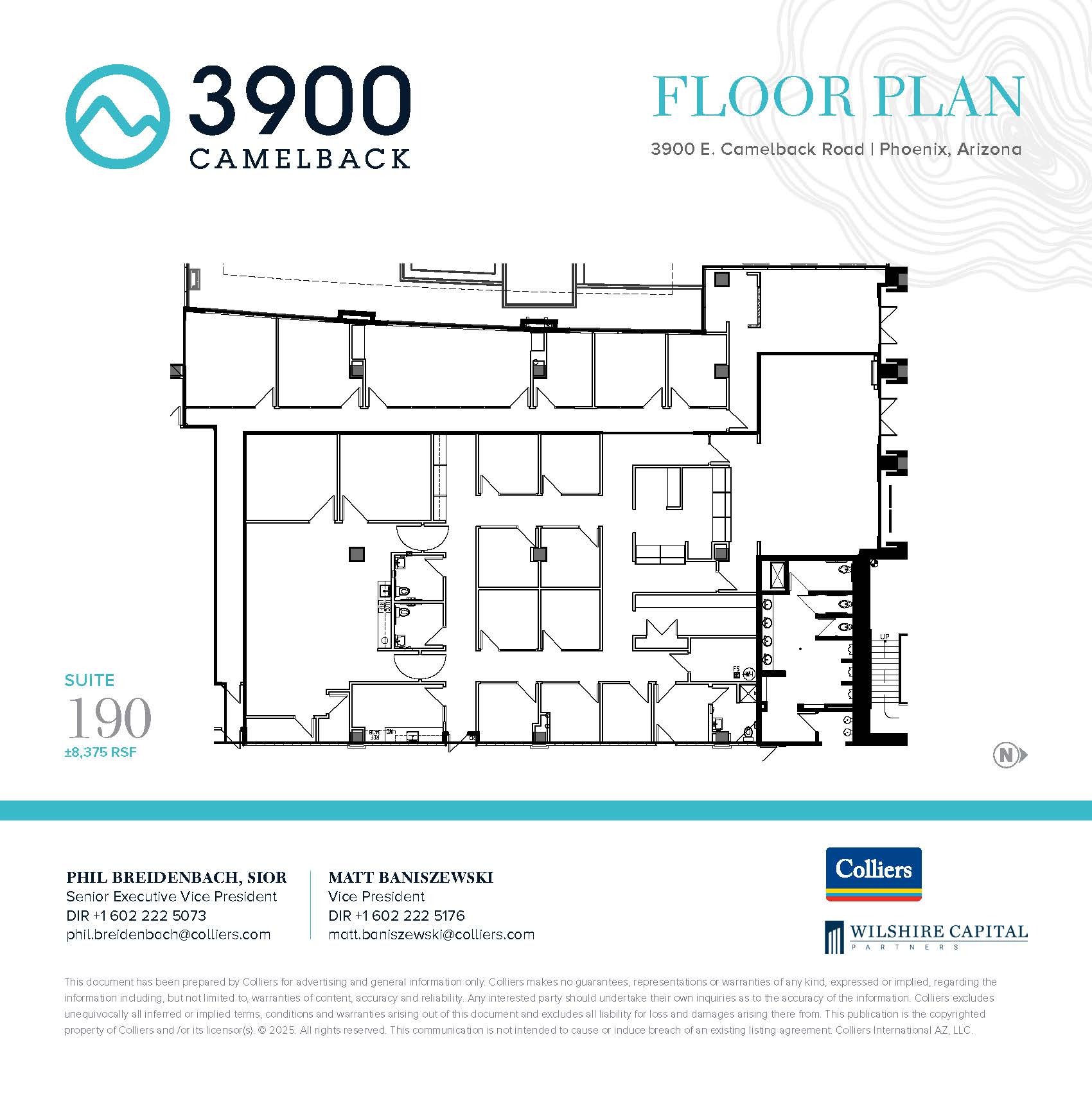 3900 E Camelback Rd, Phoenix, AZ à louer Plan d’étage– Image 1 sur 1