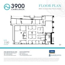 3900 E Camelback Rd, Phoenix, AZ à louer Plan d’étage– Image 1 sur 1