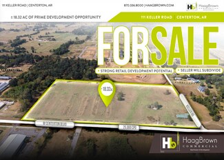 Plus de détails pour 111 Keller Rd, Centerton, AR - Terrain à vendre