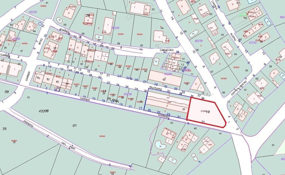 Carrer Internet, 39, Cunit, Tarragona à vendre - Plan cadastral – Image 3 sur 3