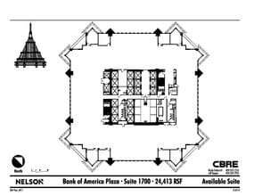 600 Peachtree St NE, Atlanta, GA à louer Plan d’étage– Image 1 sur 1
