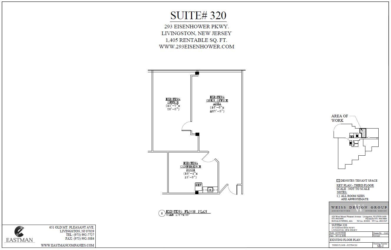 293 Eisenhower Pky, Livingston, NJ à louer Plan d’étage– Image 1 sur 1
