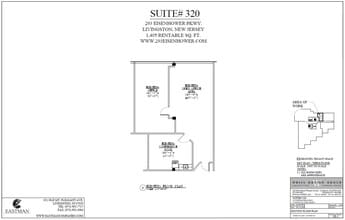 293 Eisenhower Pky, Livingston, NJ à louer Plan d’étage– Image 1 sur 1