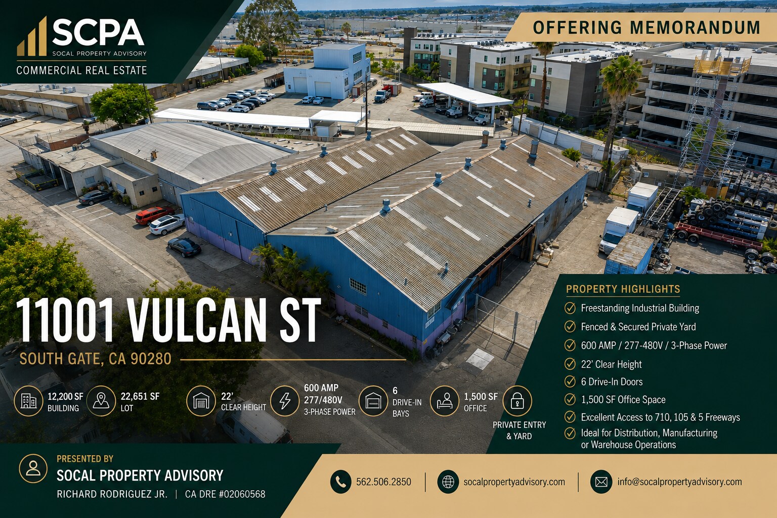 11001 Vulcan St, South Gate, CA à louer Photo de l’immeuble– Image 1 sur 12