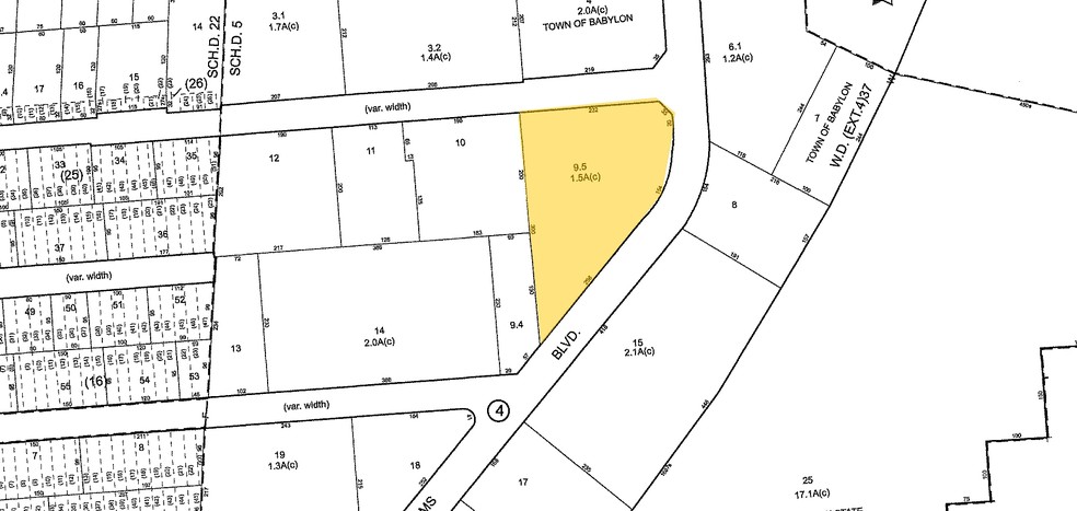 195 Marine St, Farmingdale, NY à louer - Plan cadastral – Image 2 sur 4