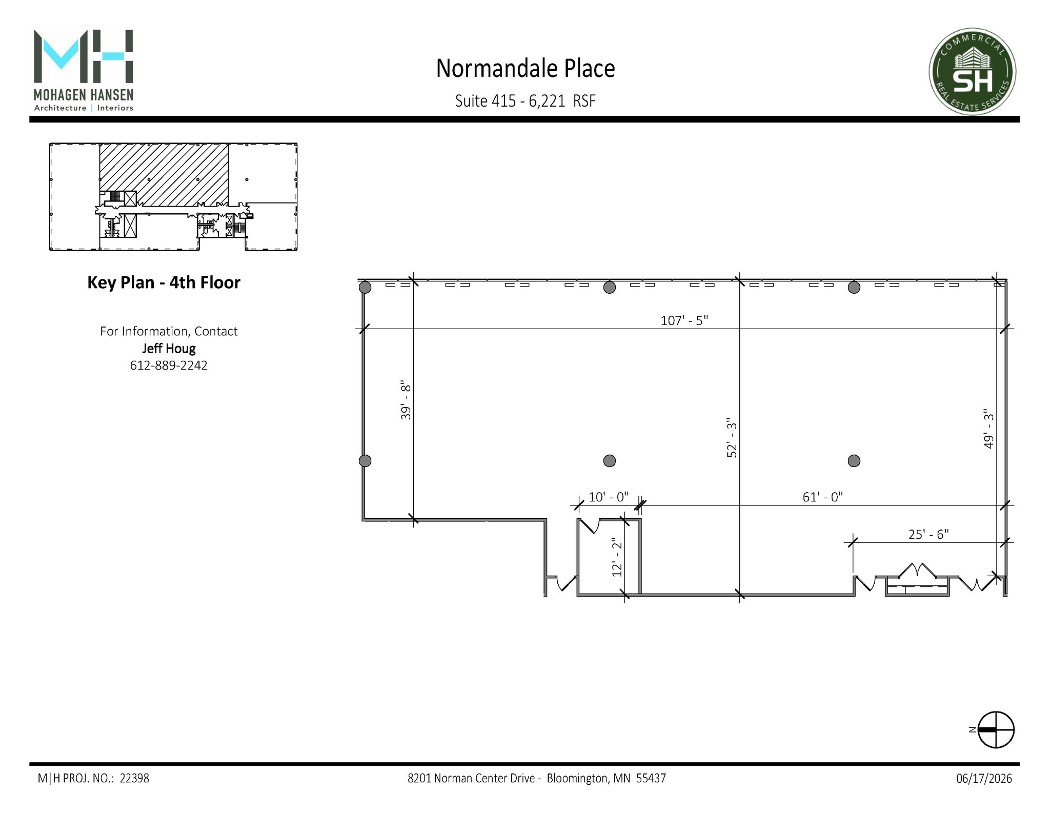 8201 Norman Center Dr, Bloomington, MN à louer Plan d’étage– Image 1 sur 1