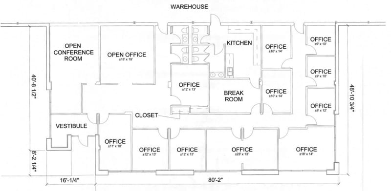 1958 Brandon Ct, Glendale Heights, IL à louer Plan d’étage– Image 1 sur 1