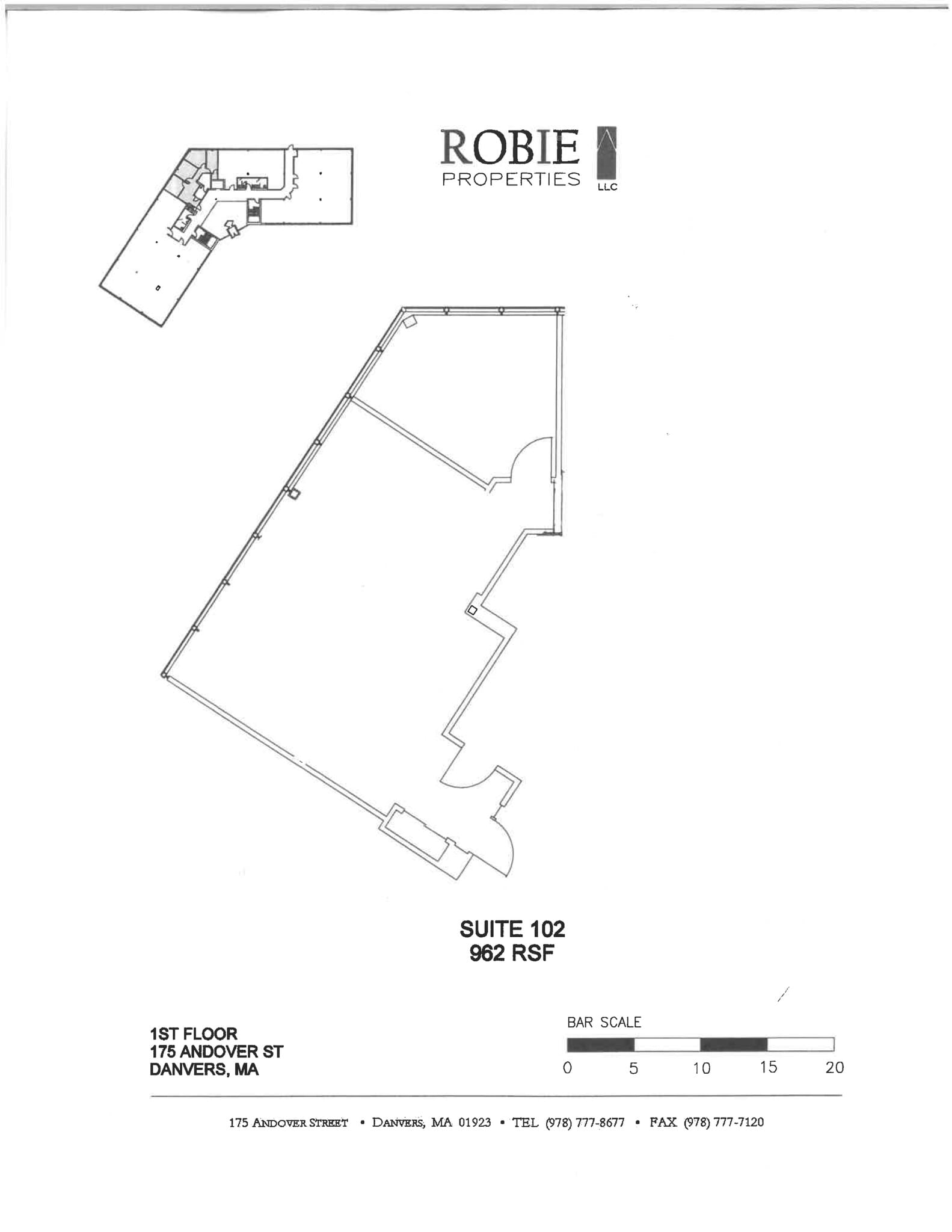175 Andover St, Danvers, MA à louer Plan de site– Image 1 sur 1
