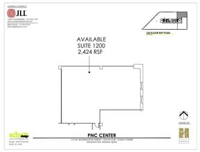 101-115 W Washington St, Indianapolis, IN à louer Plan d’étage– Image 1 sur 1