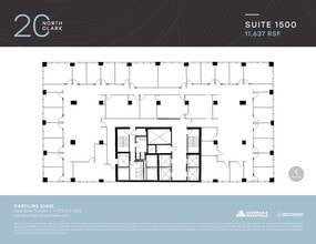 20 N Clark St, Chicago, IL à louer Plan d’étage– Image 1 sur 1