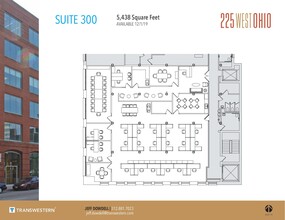 225 W Ohio St, Chicago, IL à louer Plan d’étage– Image 1 sur 1