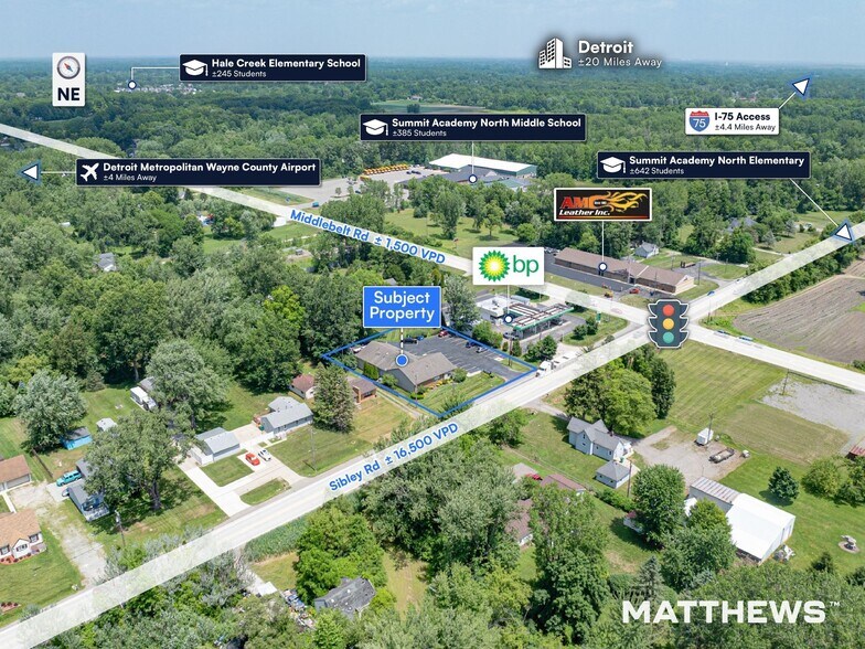 29490 Sibley Rd, Romulus, MI à vendre - Photo de l’immeuble – Image 3 sur 3