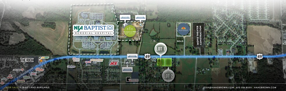5209 E Johnson Ave, Jonesboro, AR à vendre - Aérien – Image 2 sur 5
