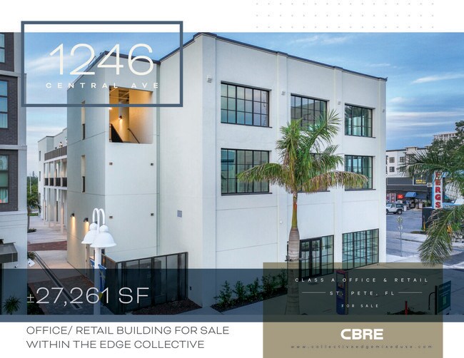 Plus de détails pour 1246 Central Ave, Saint Petersburg, FL - Bureau à vendre