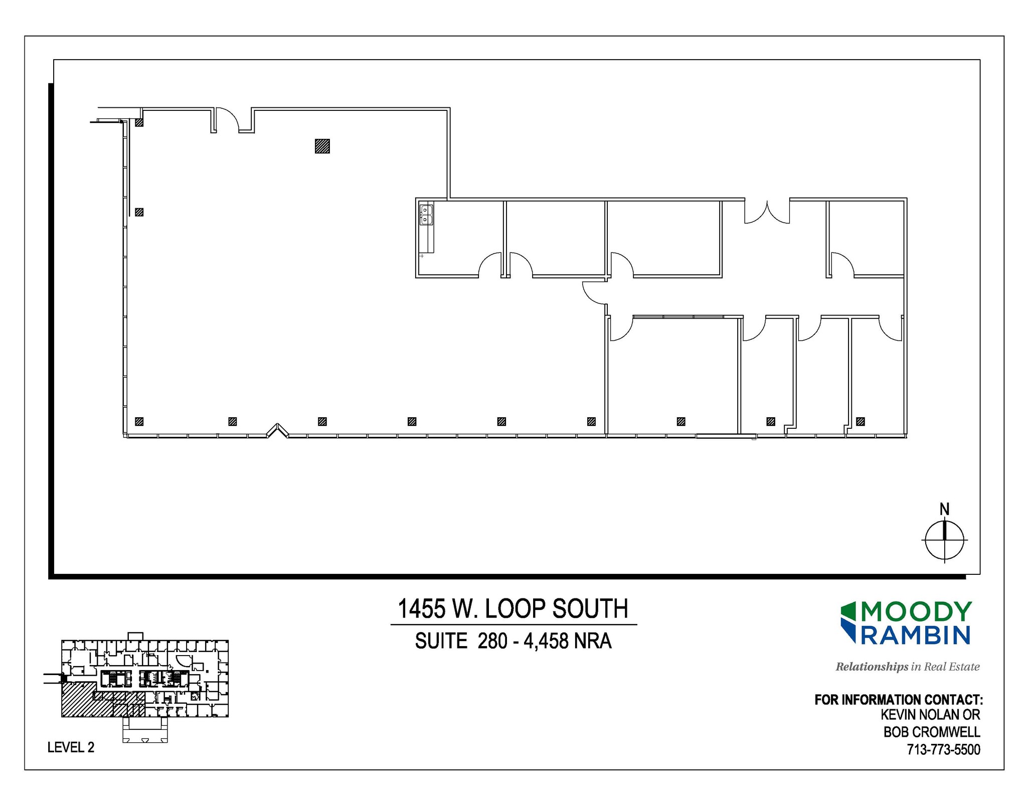 1455 West Loop S, Houston, TX à louer Plan d’étage– Image 1 sur 1