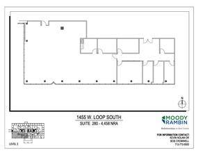 1455 West Loop S, Houston, TX à louer Plan d’étage– Image 1 sur 1
