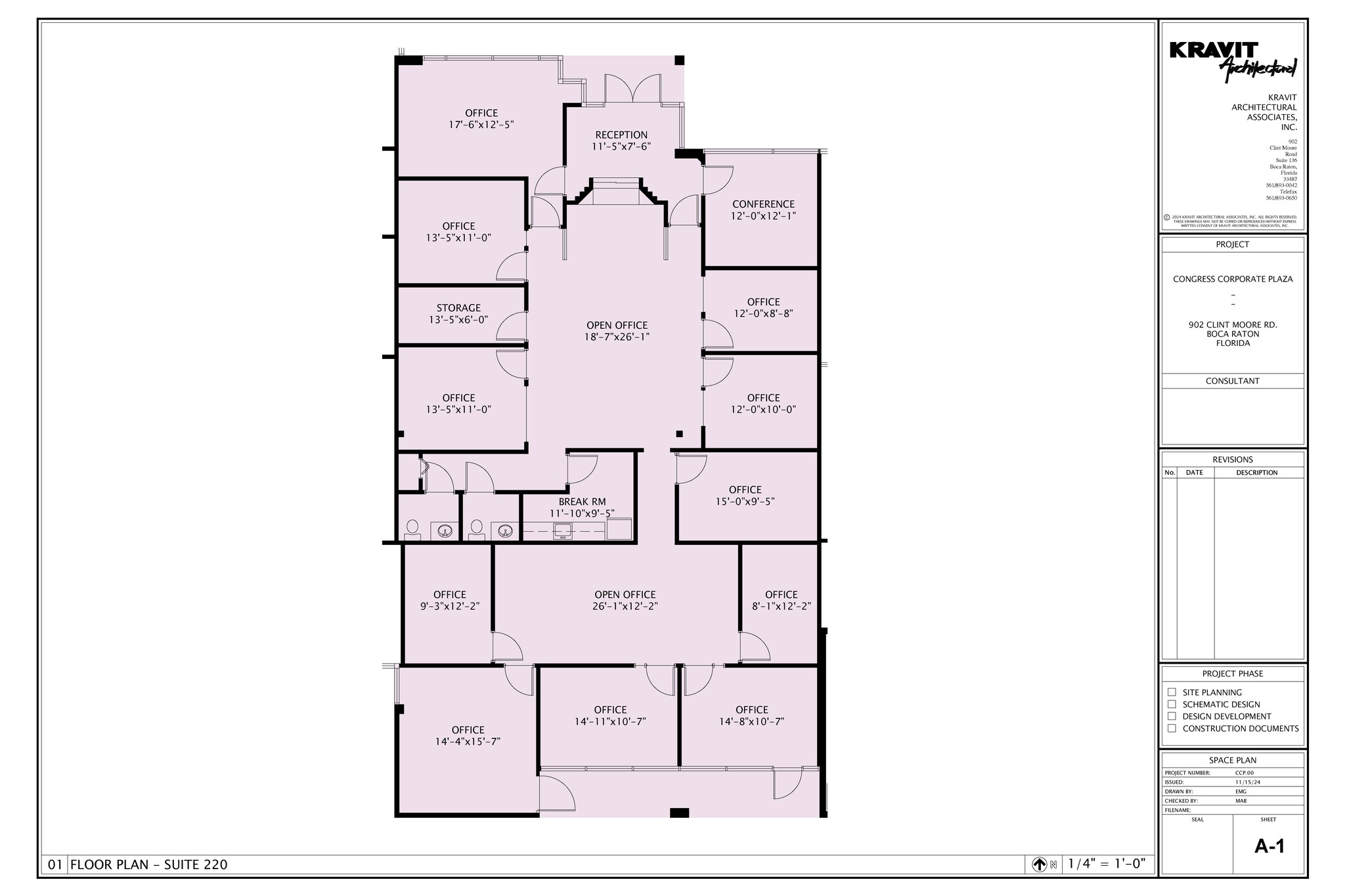 902 Clint Moore Rd, Boca Raton, FL à louer Plan d’étage– Image 1 sur 1