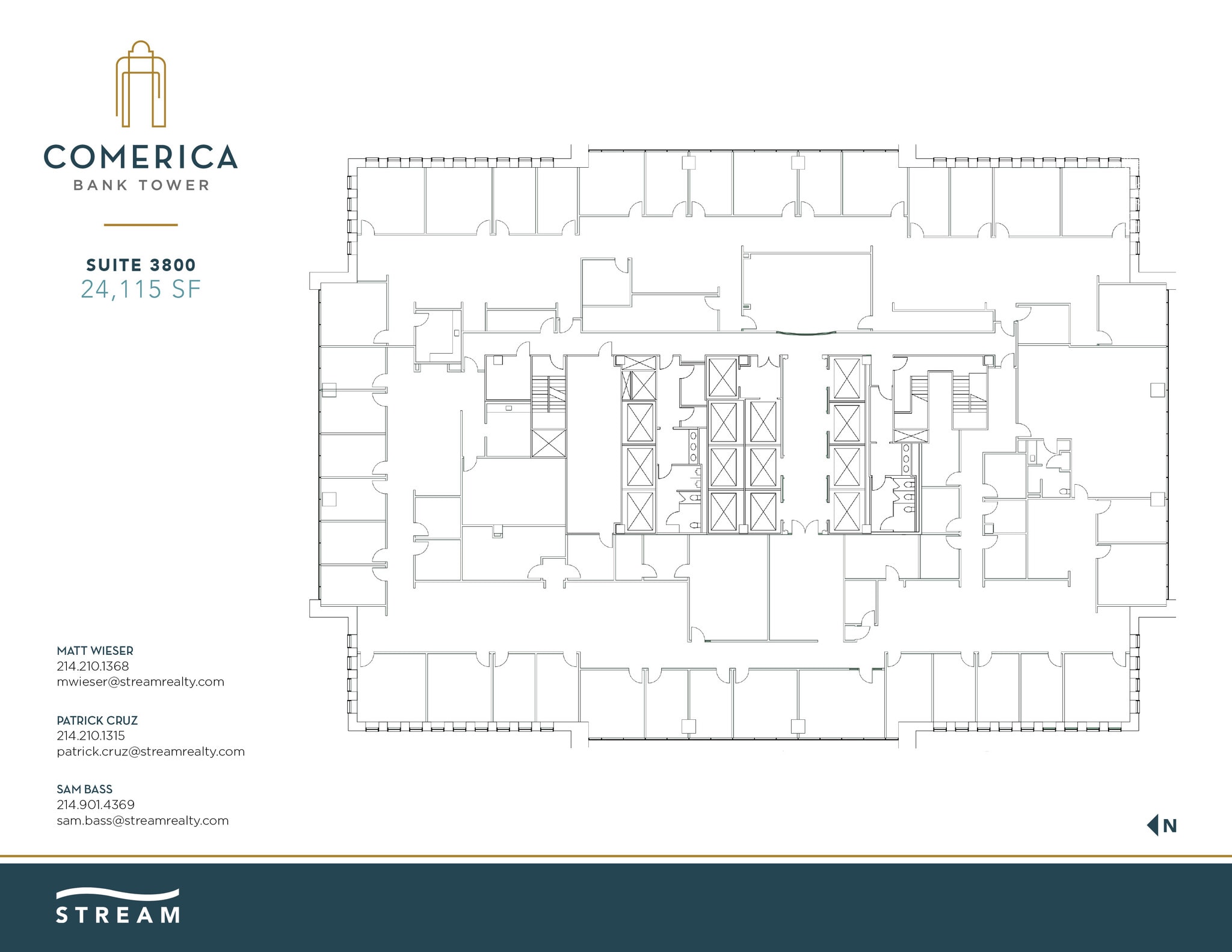 1717 Main St, Dallas, TX à louer Plan d’étage– Image 1 sur 1