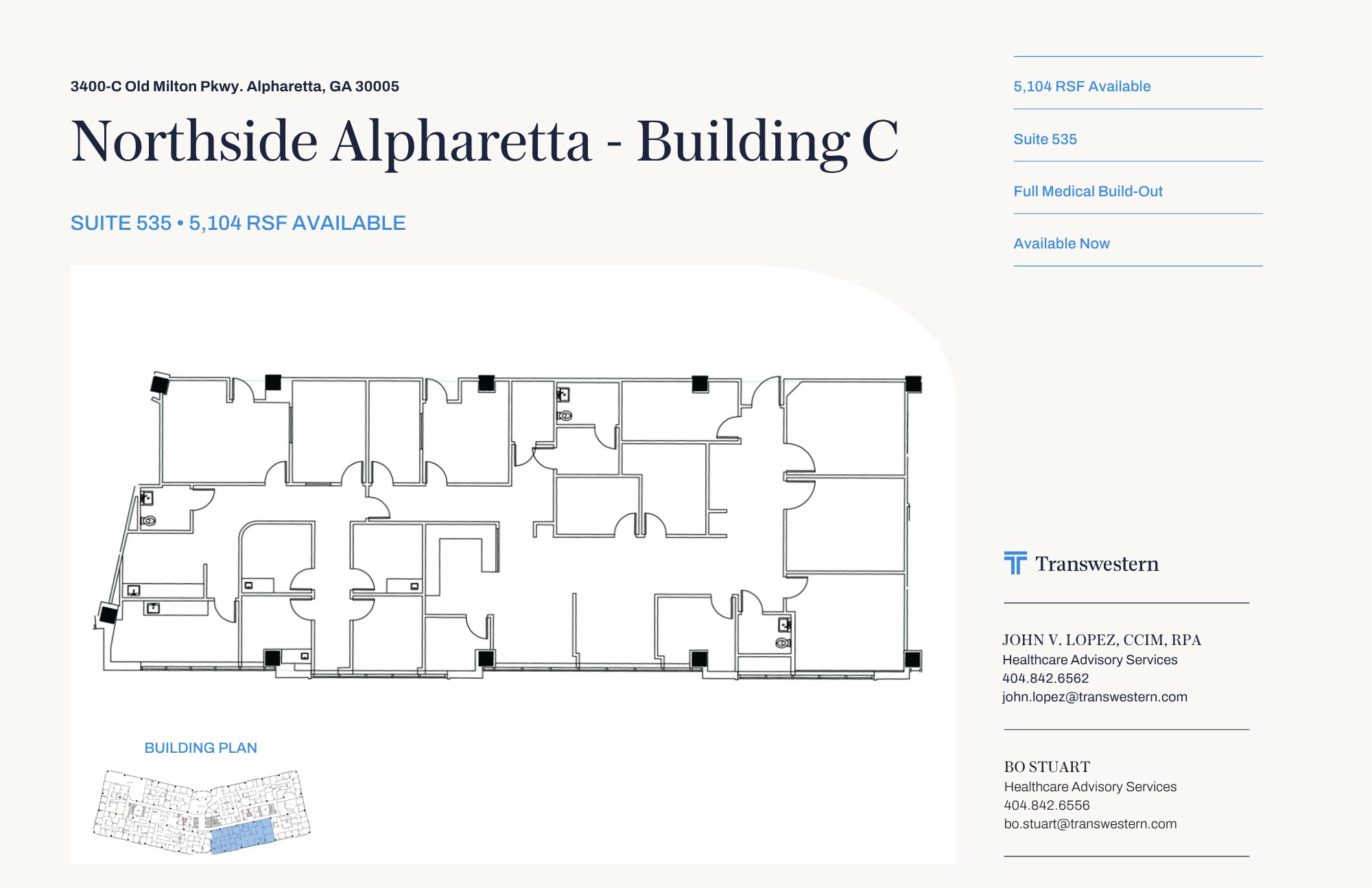 3400 Old Milton Pky, Alpharetta, GA à louer Plan d’étage– Image 1 sur 1