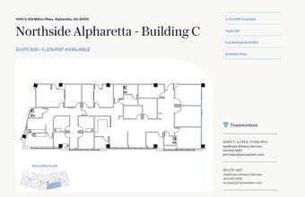 3400 Old Milton Pky, Alpharetta, GA à louer Plan d’étage– Image 1 sur 1