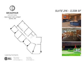 7900 W 78th St, Edina, MN à louer Plan d’étage– Image 1 sur 1