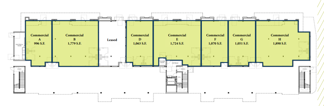 500-520 Abbott St, Salinas, CA à louer Plan d’étage– Image 1 sur 1