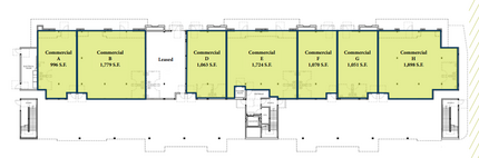 500-520 Abbott St, Salinas, CA à louer Plan d’étage– Image 1 sur 1