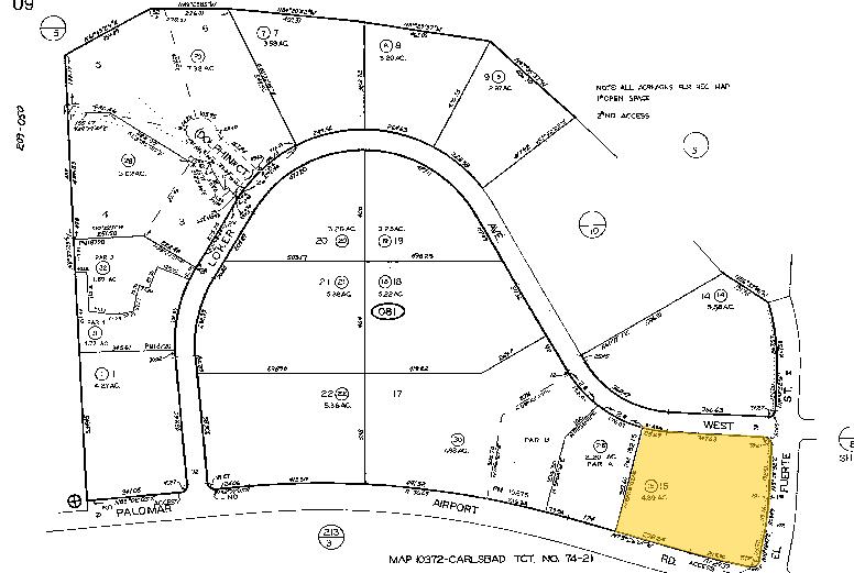 2793 Loker Ave W, Carlsbad, CA à louer - Plan cadastral – Image 2 sur 6