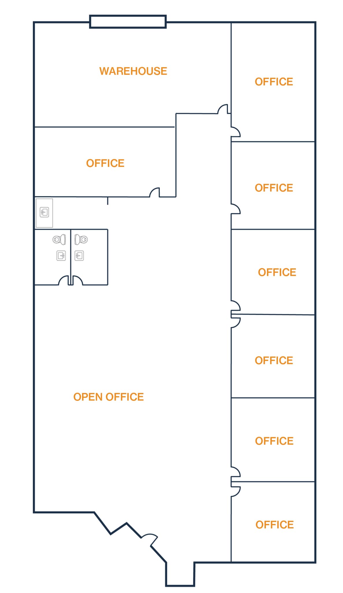 8600 Jameel Rd, Houston, TX à louer Plan d’étage– Image 1 sur 1