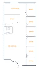 8600 Jameel Rd, Houston, TX à louer Plan d’étage– Image 1 sur 1
