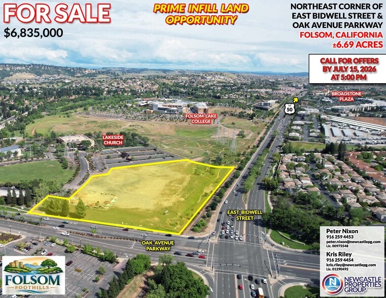 NEC East Bidwell Street & Oak Avenue Parkway, Folsom, CA à vendre - Autre – Image 1 sur 1
