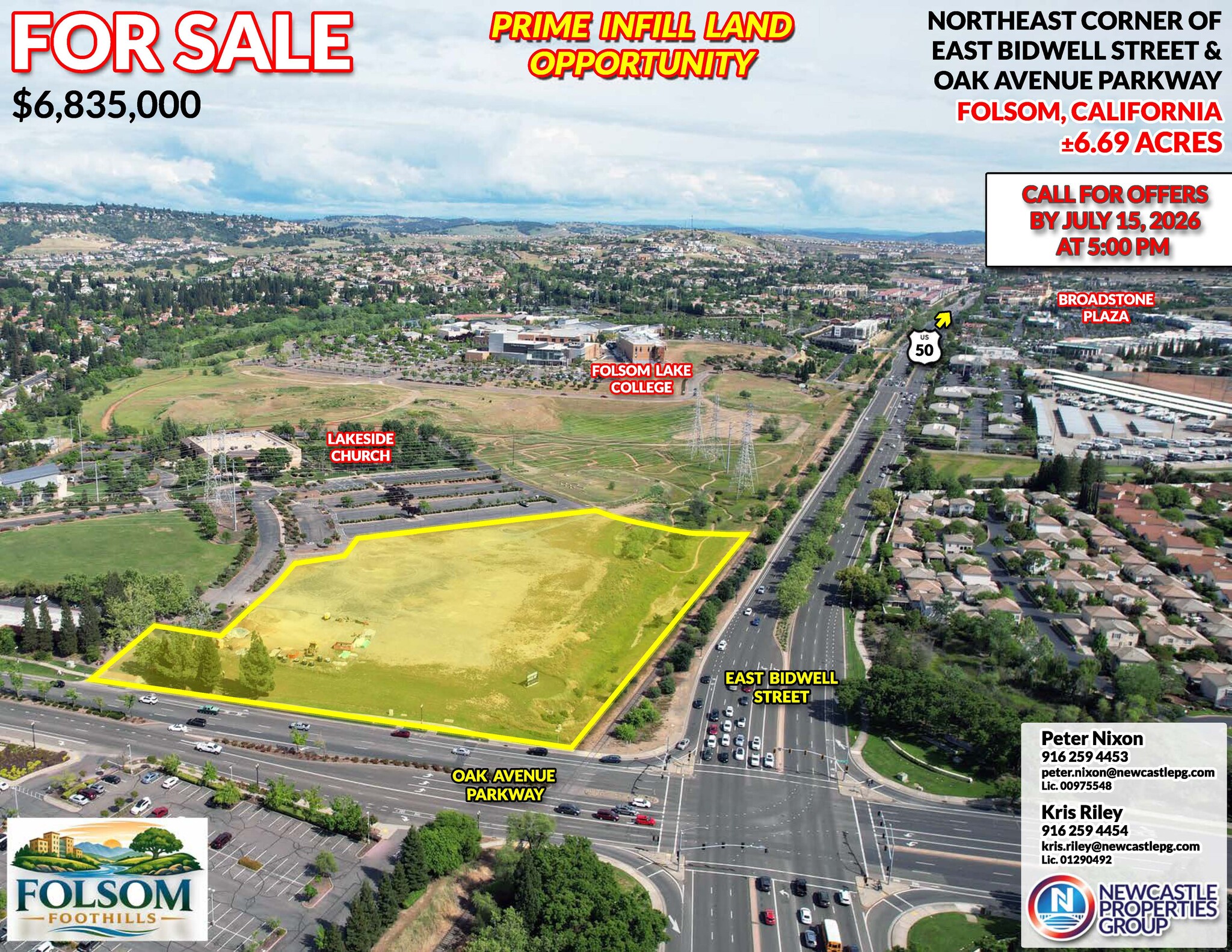 NEC East Bidwell Street & Oak Avenue Parkway, Folsom, CA à vendre Autre– Image 1 sur 2