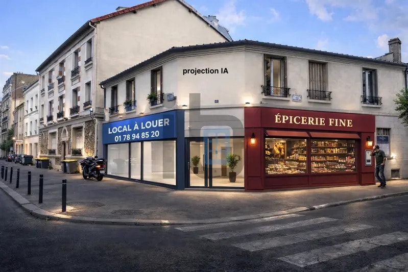 Local commercial dans Montreuil à louer Photo de l’immeuble– Image 1 sur 3