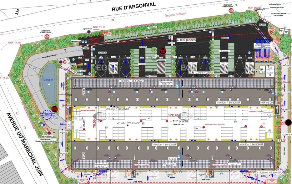 Local d’activités dans Gonesse à louer - Plan de site – Image 3 sur 4