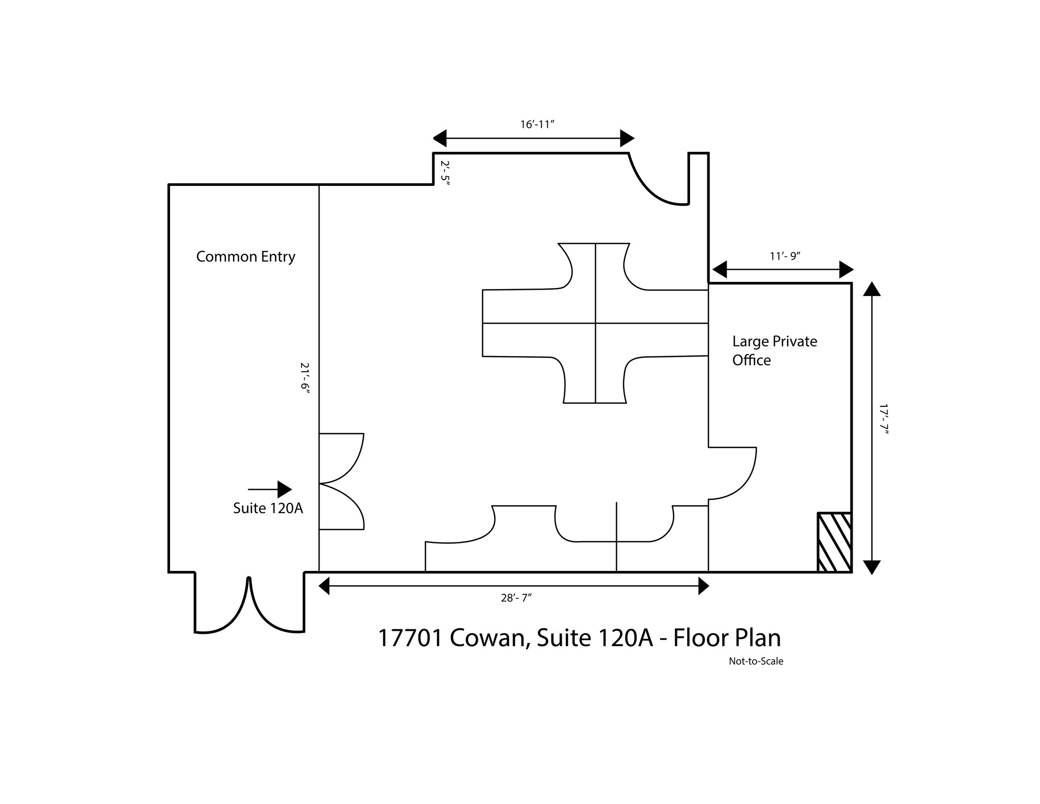 17701 Cowan, Irvine, CA à louer Plan de site– Image 1 sur 5