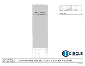 600-640 Interchange Dr SW, Atlanta, GA à louer Plan d’étage– Image 1 sur 1