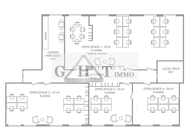 Bureau dans Lognes à vendre Plan d’étage– Image 1 sur 11