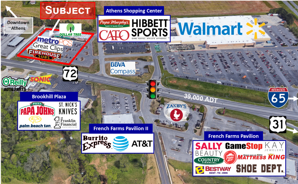 935 Us Highway 72 E, Athens, AL à louer - Photo de l’immeuble – Image 3 sur 3
