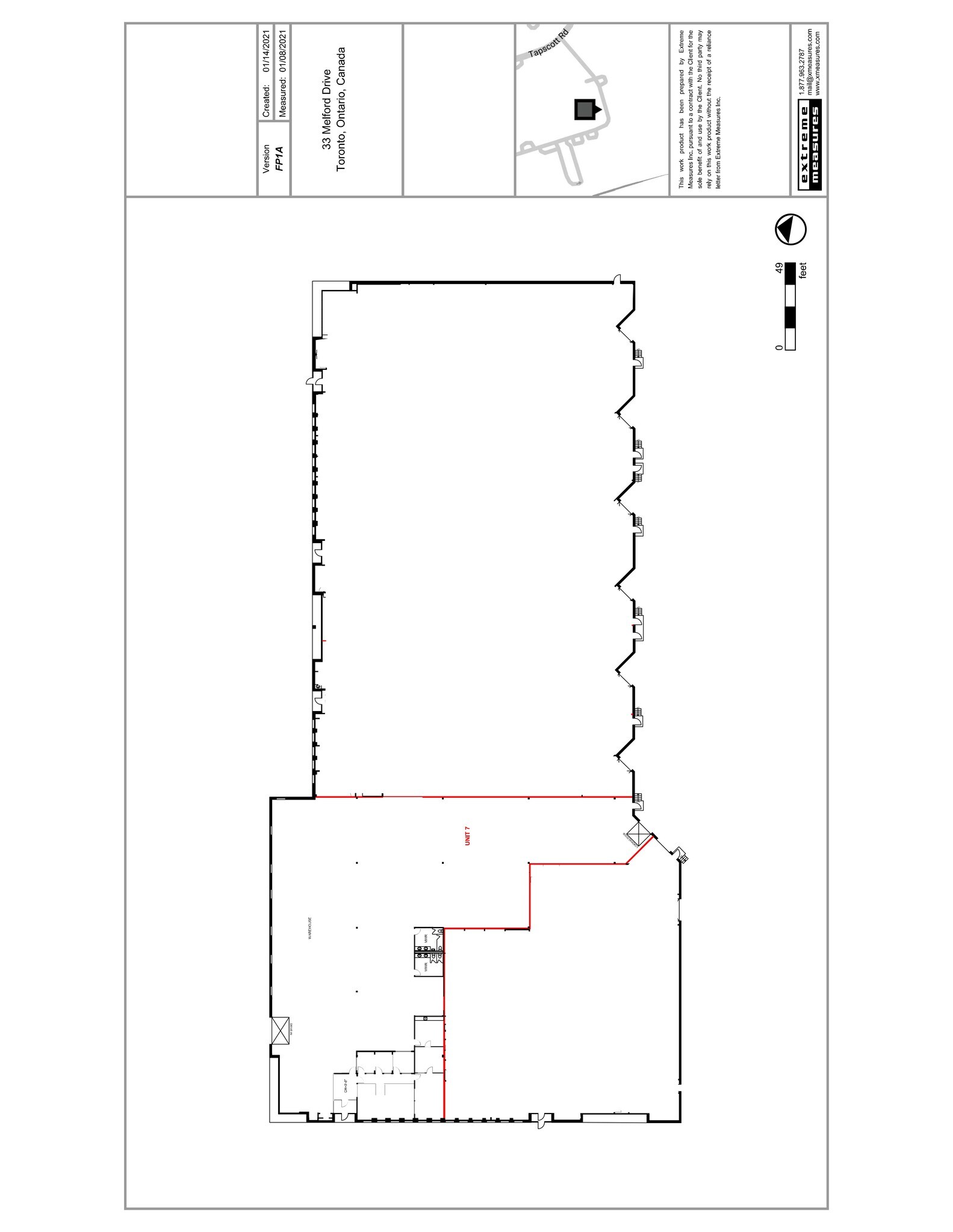 33 Melford Dr, Toronto, ON à louer Plan de site– Image 1 sur 6