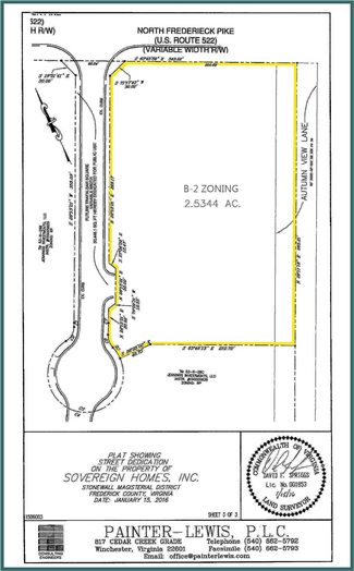 Plus de détails pour N Frederick Pike, Winchester, VA - Terrain à vendre