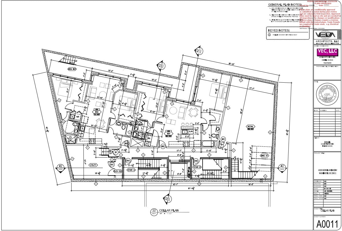 4328 Georgia Ave NW, Washington, DC 20011 - Lot 100 - - Plan d’étage - Image 2 of 2