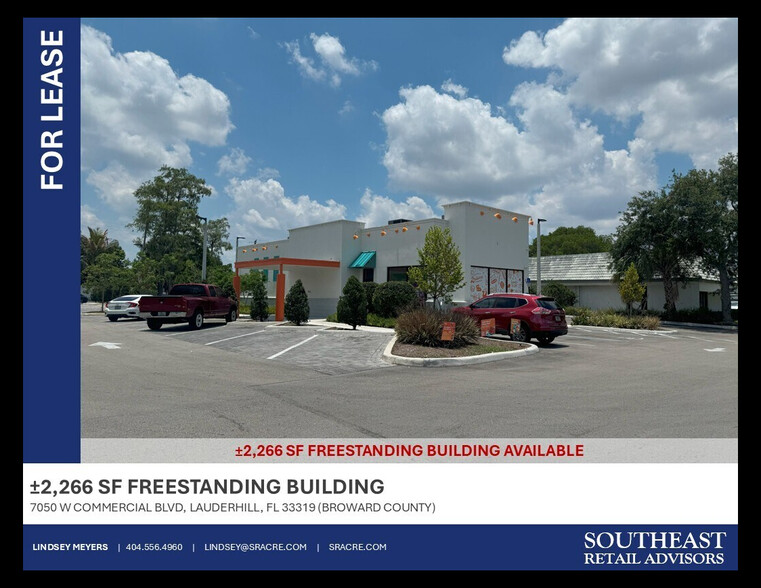 7050 W Commercial Blvd, Lauderhill, FL à louer - Photo de l’immeuble – Image 1 sur 12