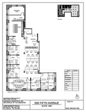 500 Fifth Ave, New York, NY à louer Plan d’étage– Image 1 sur 4