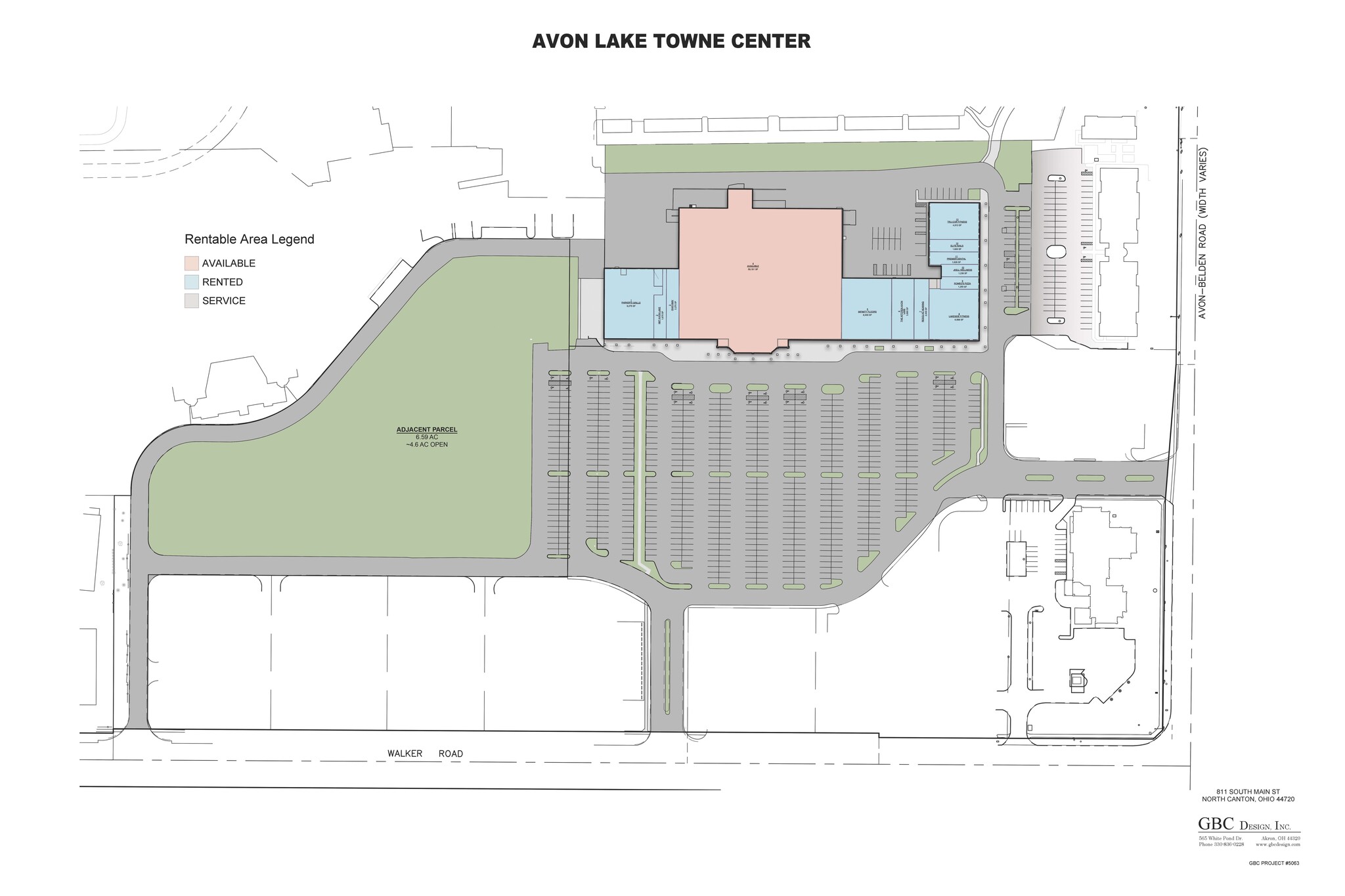 32798-32954 Walker Rd, Avon Lake, OH à louer Plan de site– Image 1 sur 2