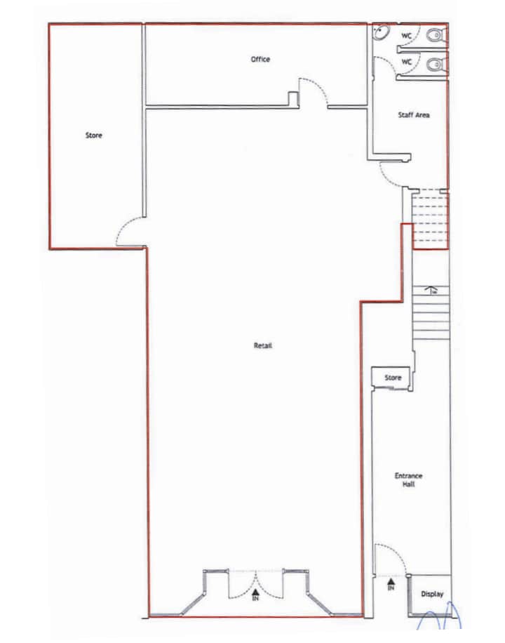 36-37 George St, Hove à louer Plan d’étage– Image 1 sur 1