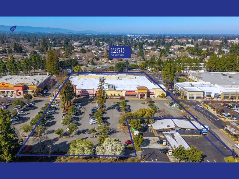 1350 Grant Rd, Mountain View, CA à louer - Aérien – Image 3 sur 10