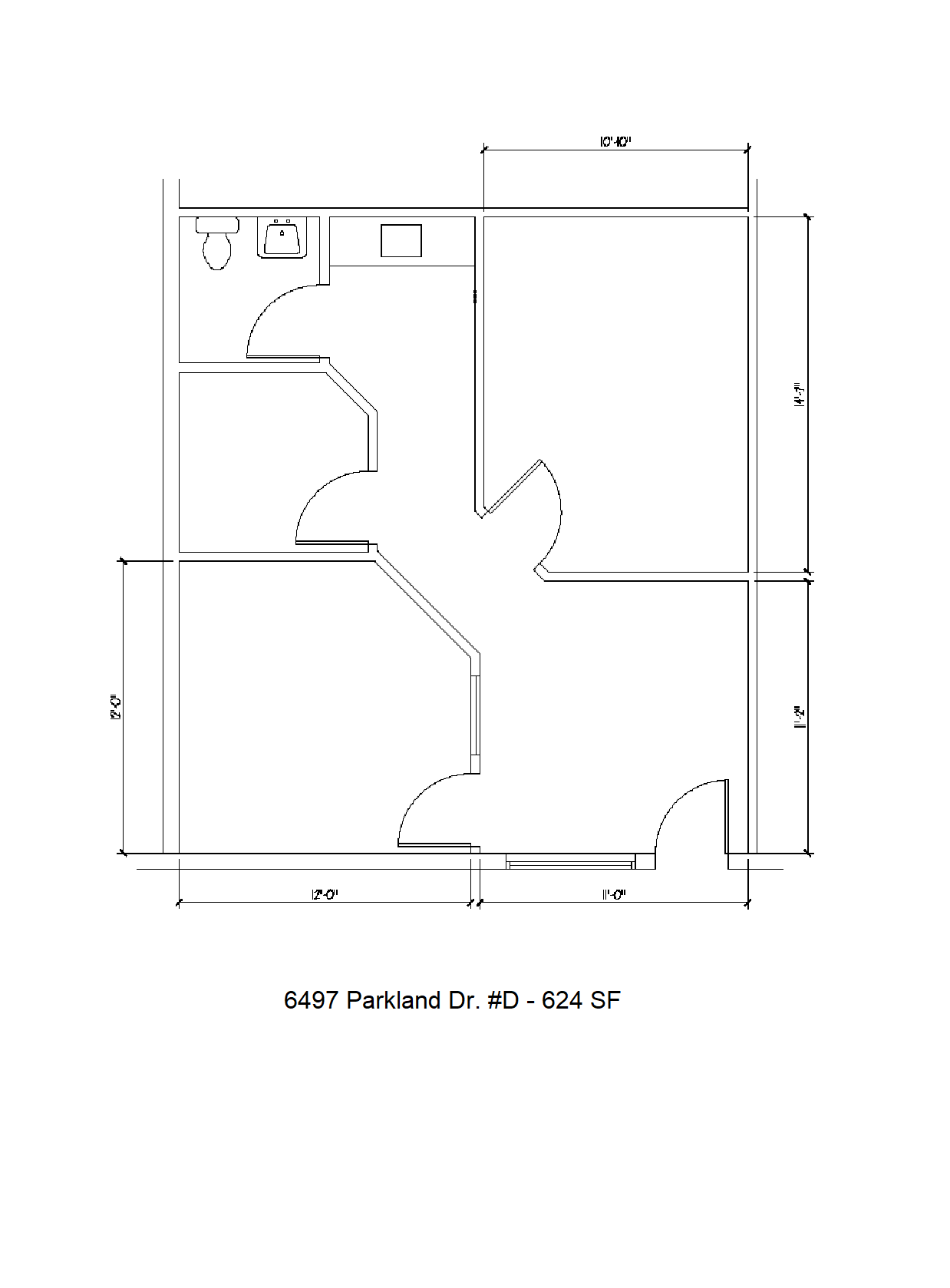 6497 Parkland Dr, Sarasota, FL à louer Plan d’étage– Image 1 sur 1