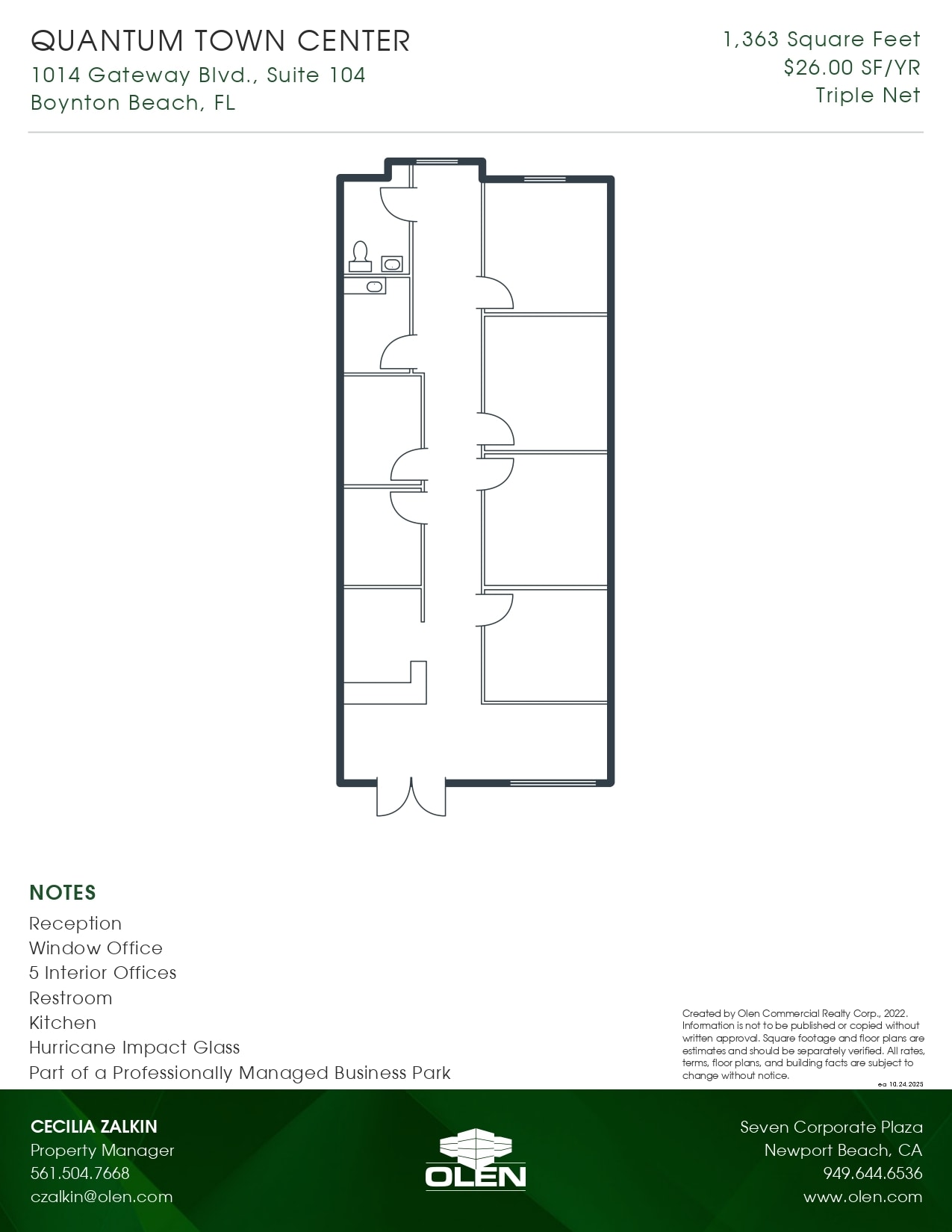 1000-1090 Gateway Blvd, Boynton Beach, FL à louer Photo intérieure– Image 1 sur 1