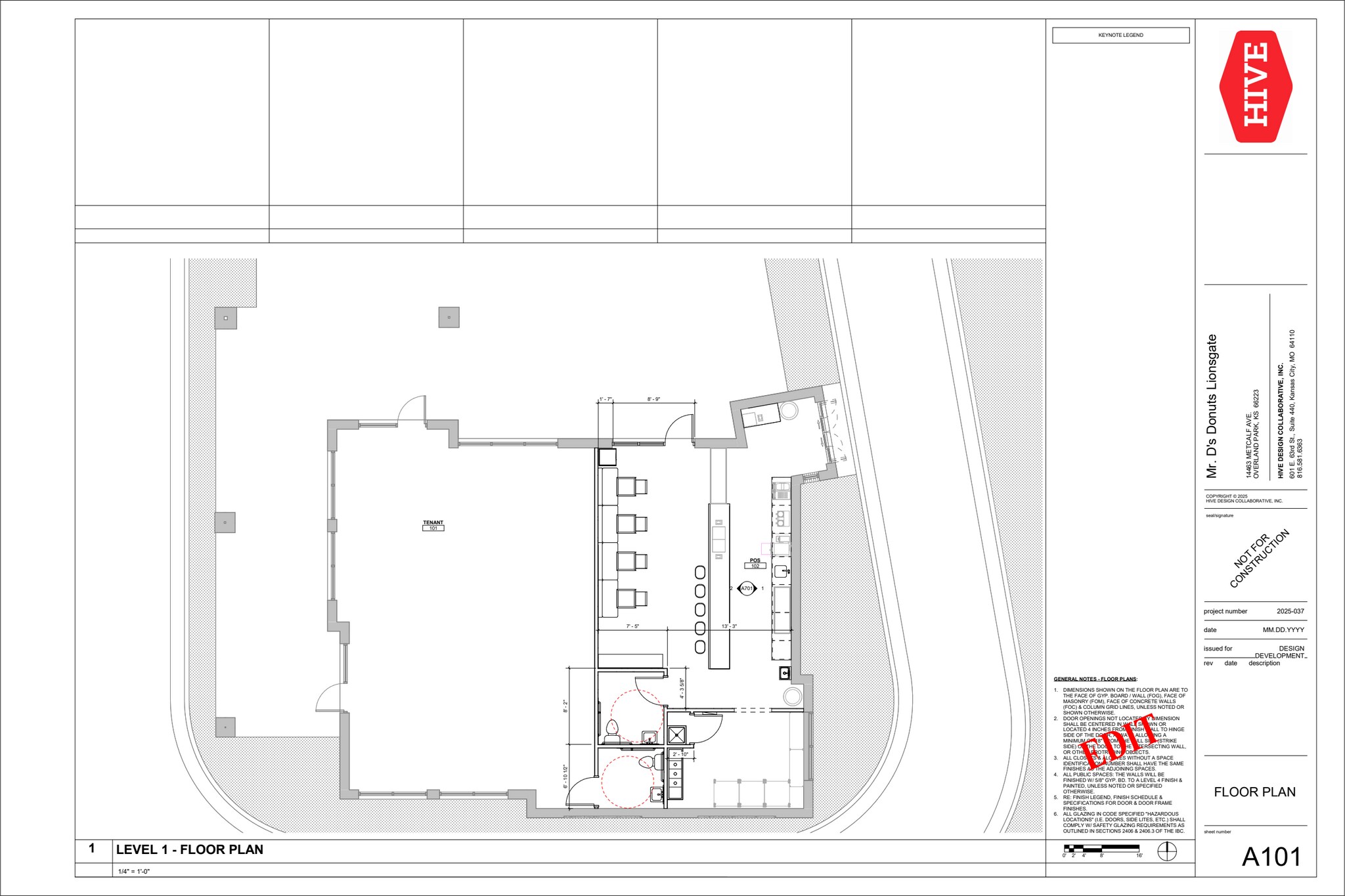 14487 Metcalf Ave, Overland Park, KS à louer Plan d’étage– Image 1 sur 2