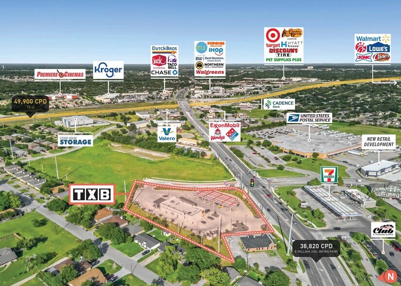 2104 E William J Bryan Pky, Bryan, TX à vendre - Photo de l’immeuble – Image 3 sur 5